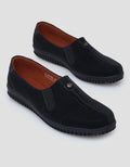 Triset Sepatu Loafer Button