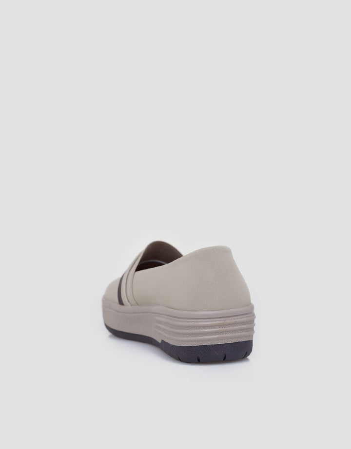 Triset Double Stripe Sepatu Loafers Wanita