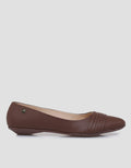 Triset Croissant Flat Shoes Wanita