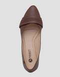 Triset Croissant Flat Shoes Wanita