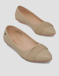 Triset Croissant Flat Shoes Wanita