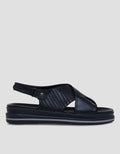 Triset Braid Cross Slingback Sandal Wanita