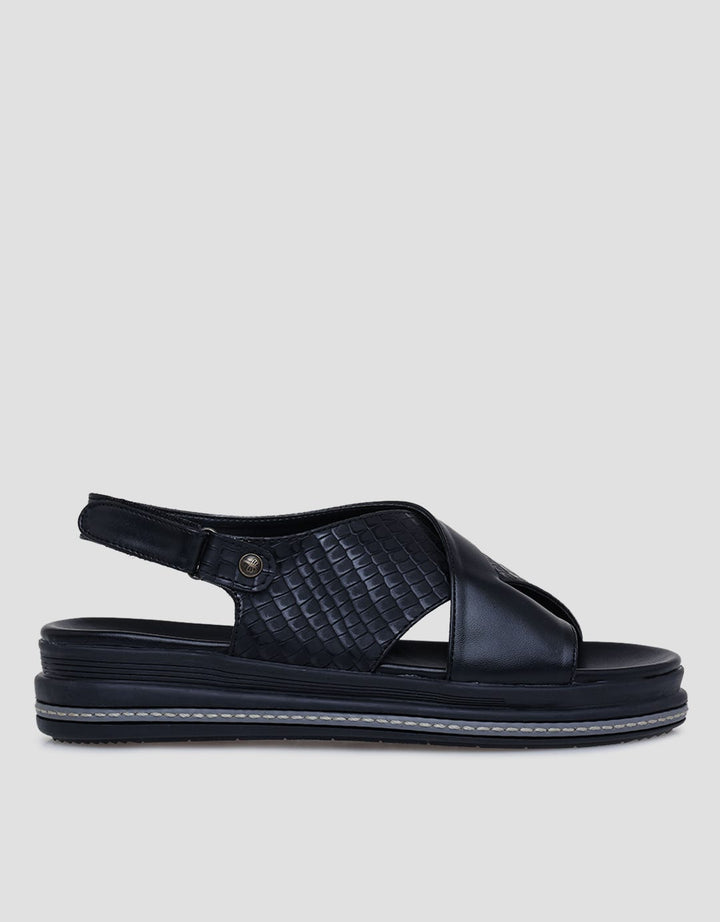 Triset Braid Cross Slingback Sandal Wanita