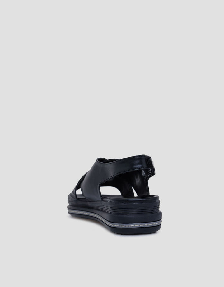 Triset Braid Cross Slingback Sandal Wanita