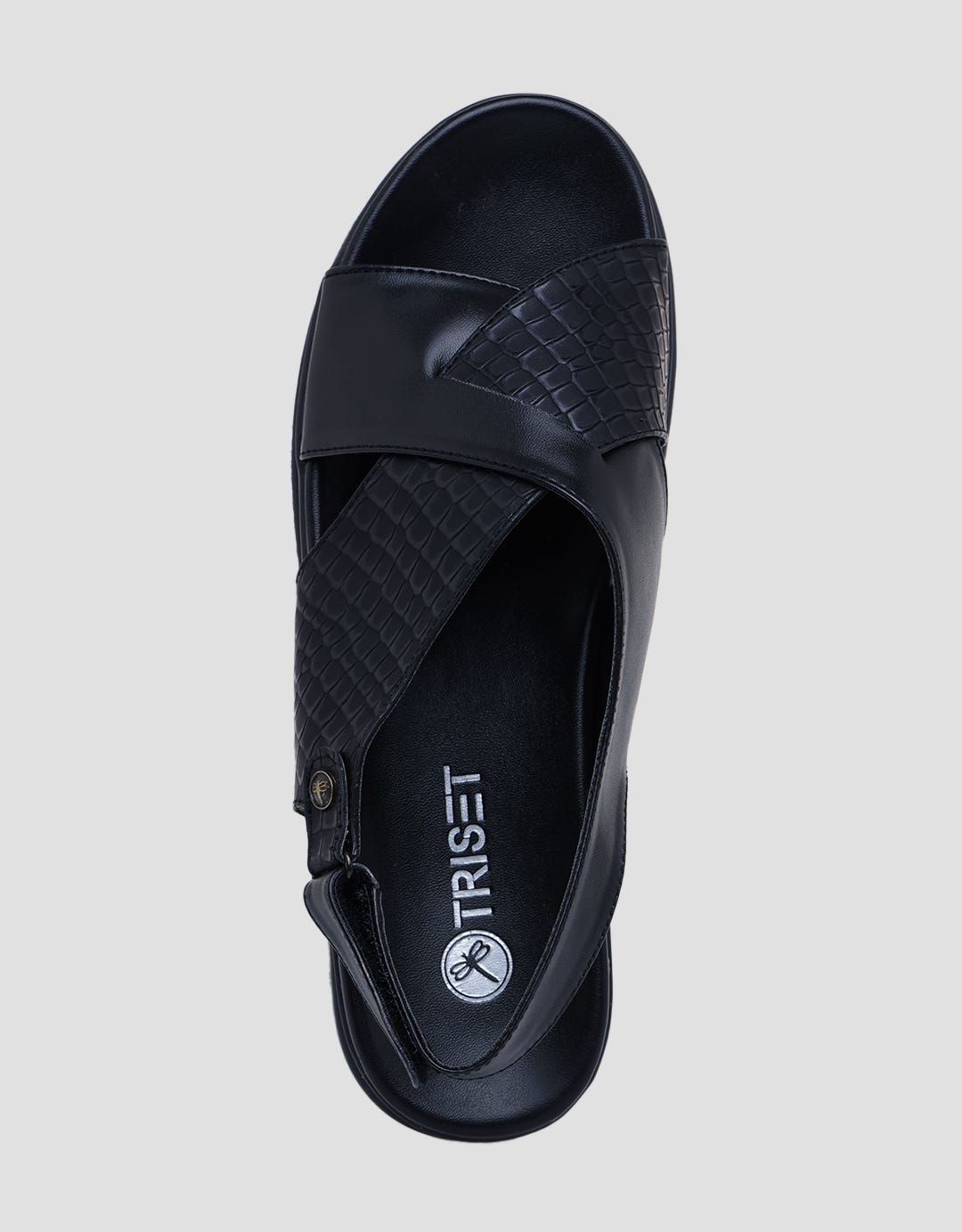 Triset Braid Cross Slingback Sandal Wanita