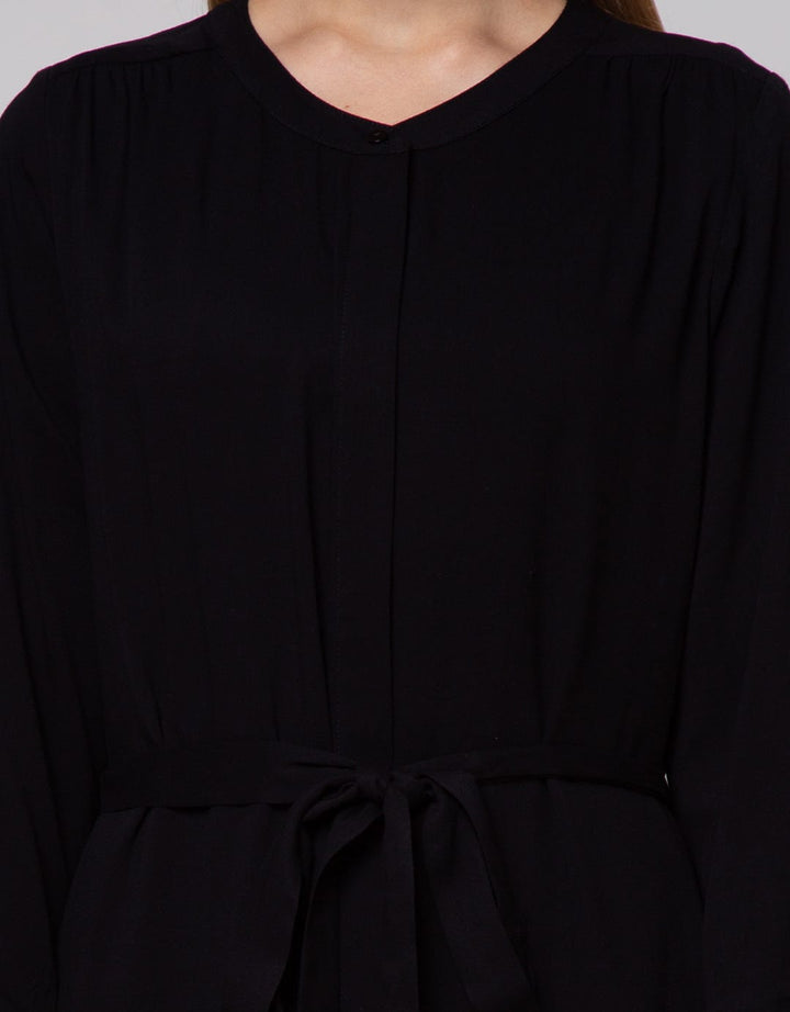 Connexion Rayon Midi Dress Women's Long Sleeve