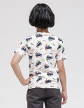 Little M Dino Roar Kaos Anak Laki-laki