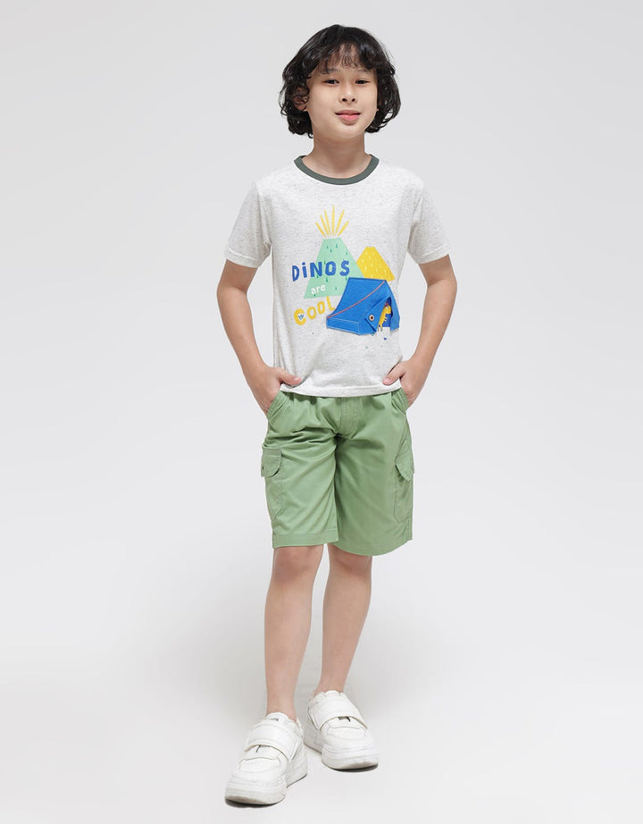 Little M Short Sleeve T-Shirt Laken Camping