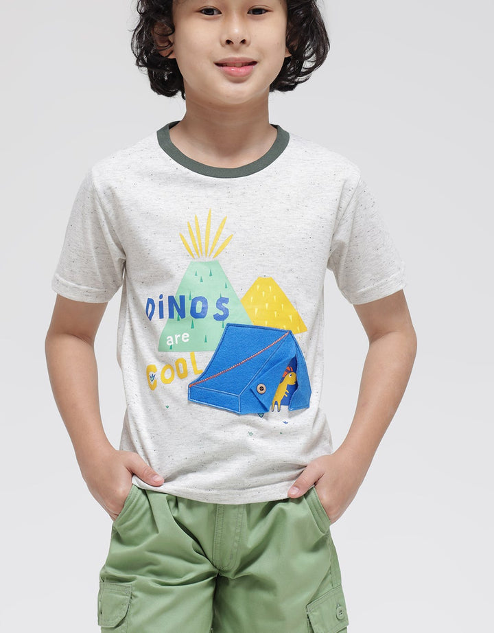 Little M Short Sleeve T-Shirt Laken Camping