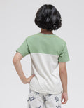 Little M Short Sleeve T-Shirt Cut N Sewn Campsite