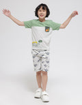 Little M Short Sleeve T-Shirt Cut N Sewn Campsite