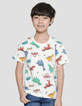 Little M Dino Fullprint Kaos Anak Laki-laki