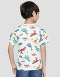 Little M Dino Fullprint Kaos Anak Laki-laki
