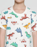 Little M Dino Fullprint Kaos Anak Laki-laki