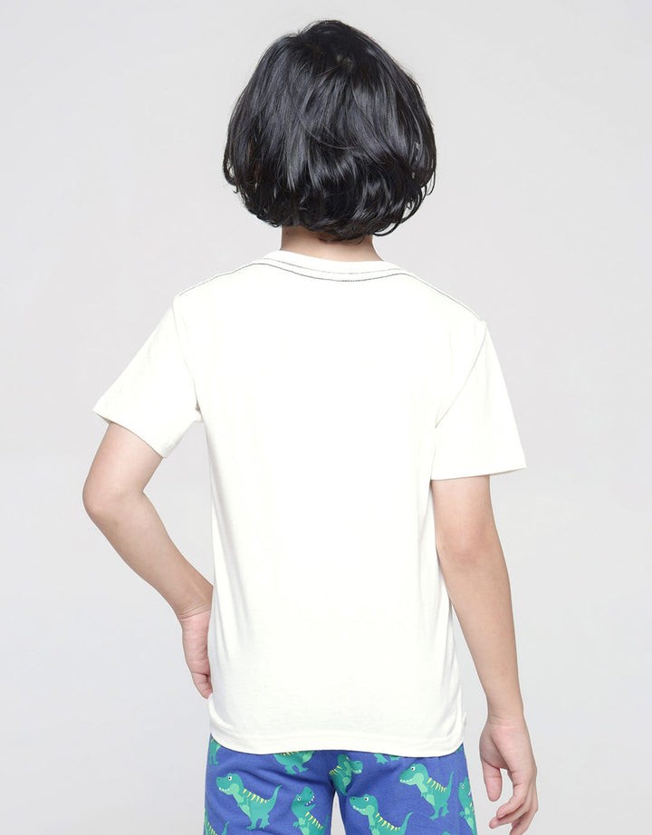 Little M Dino Embro Kaos Anak Laki-laki
