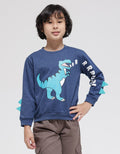 Little M Sweatshirt Dino Cucuk Roar