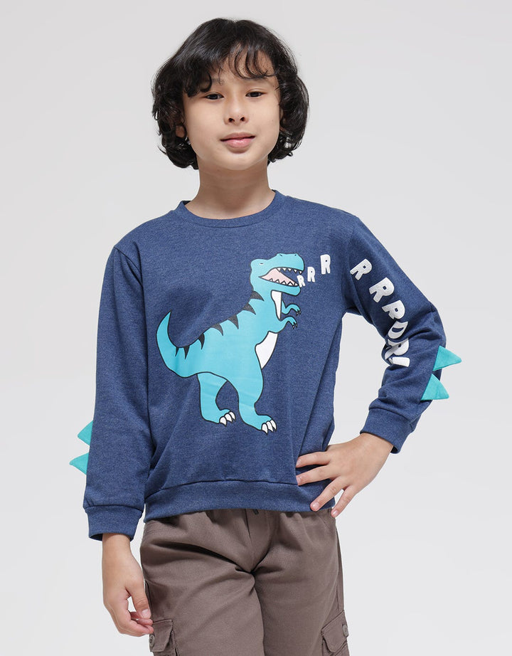 Little M Sweatshirt Dino Cucuk Roar