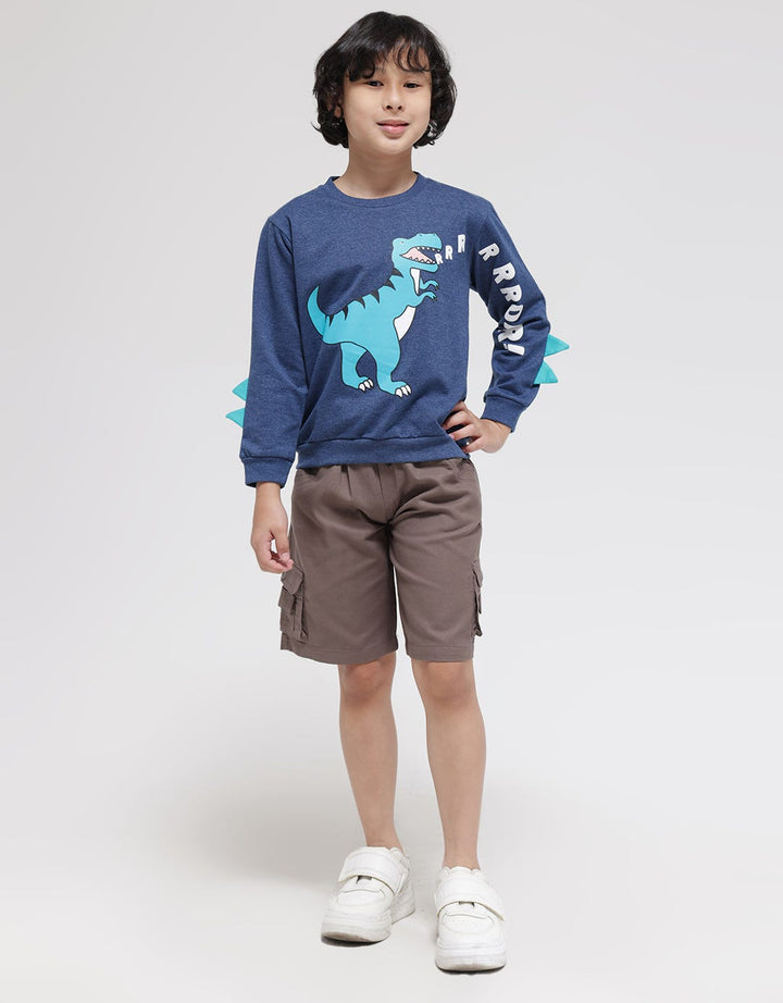 Little M Sweatshirt Dino Cucuk Roar