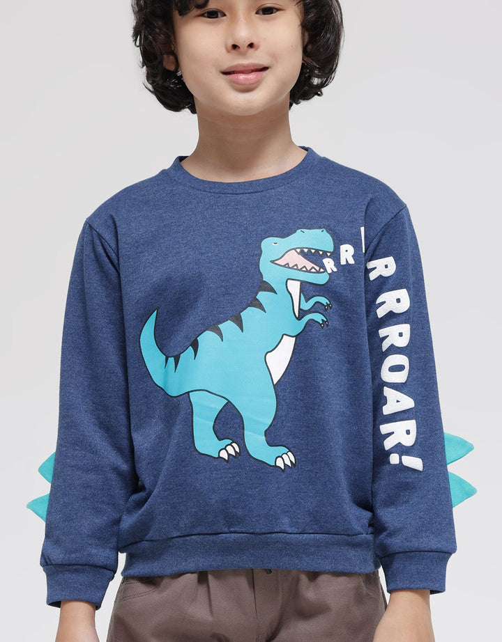 Little M Sweatshirt Dino Cucuk Roar