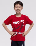 Little M Short Sleeve T-Shirt Independence Proud Indo Dino