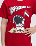 Little M Short Sleeve T-Shirt Independence Day Astronot