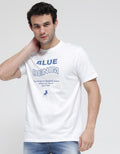 Lois Blue Denim Print Men's Casual T-Shirt