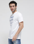 Lois Blue Denim Print Men's Casual T-Shirt