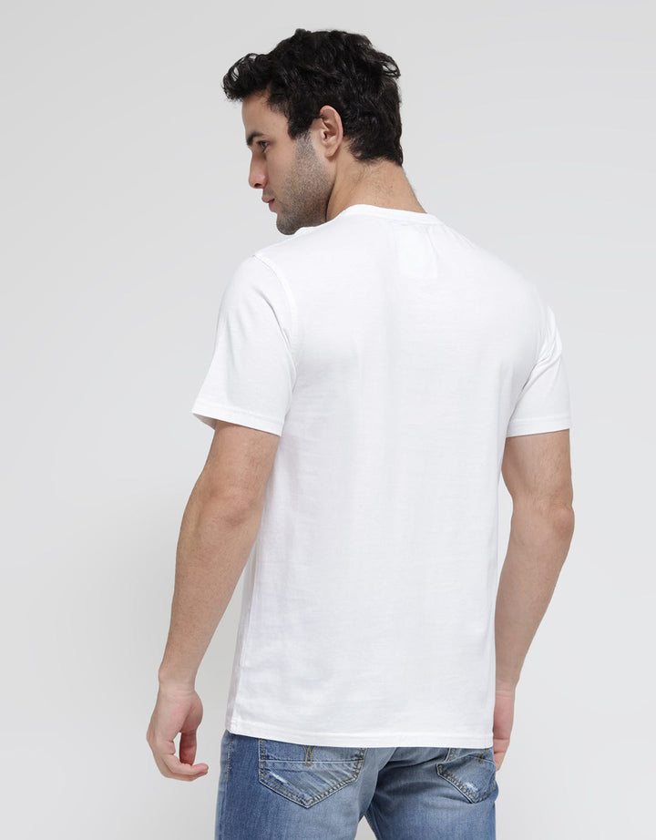 Lois Blue Denim Print Men's Casual T-Shirt