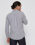Lois Long Sleeve Shirt Small Plaid Motif