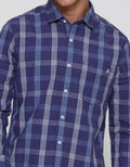 Lois Natural Check Kemeja Pria