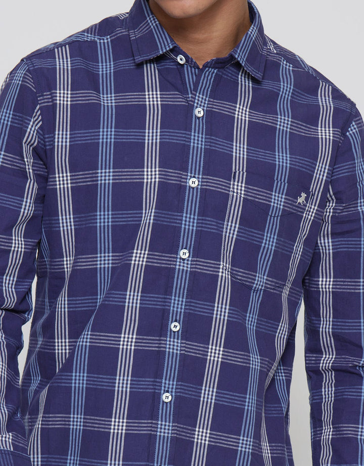 Lois Natural Check Kemeja Pria