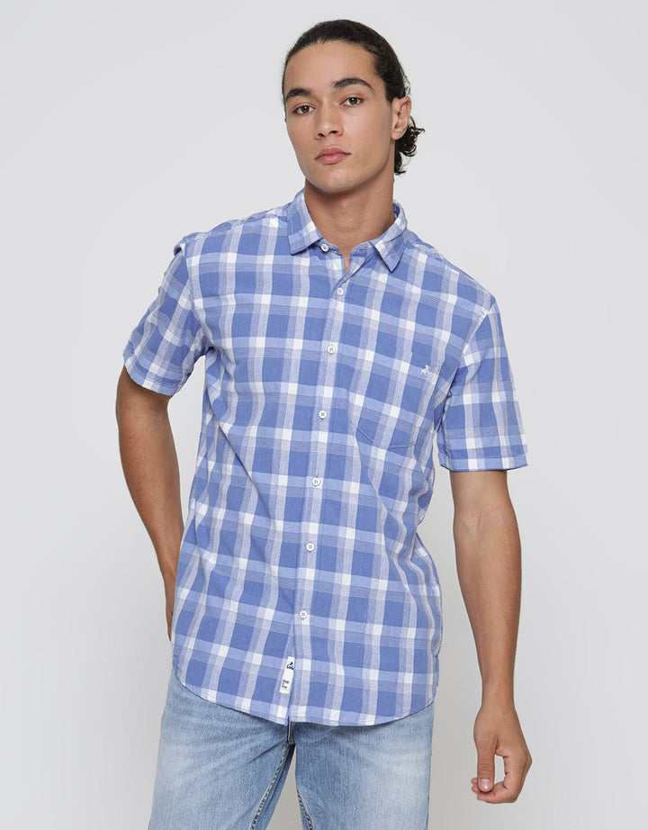 Lois Short Sleeve Shirt Plaid Look