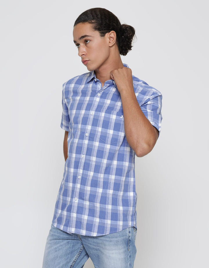 Lois Short Sleeve Shirt Plaid Look