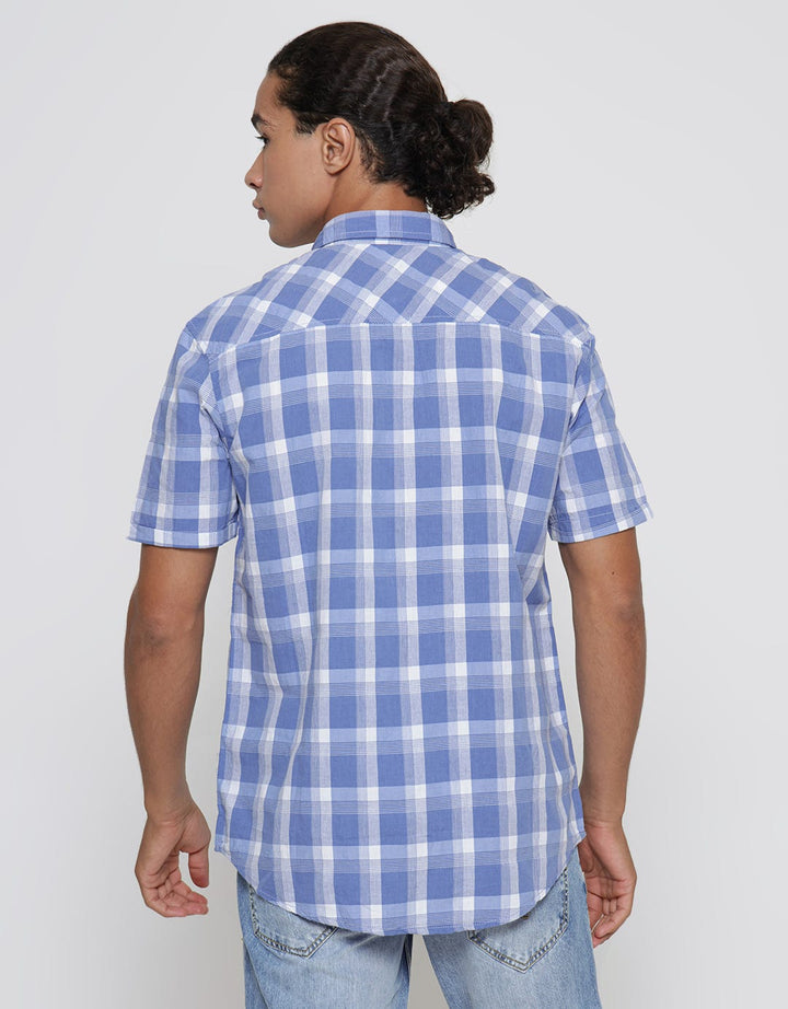 Lois Short Sleeve Shirt Plaid Look