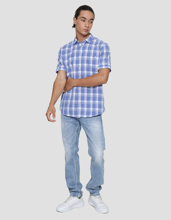 Lois Short Sleeve Shirt Plaid Look