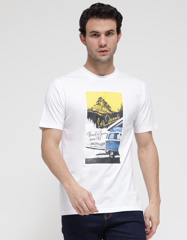 Lois Natural Mountain Kaos Casual Pria