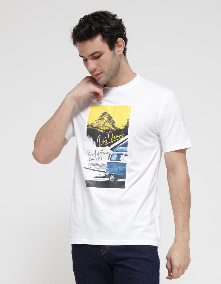 Lois Natural Mountain Kaos Casual Pria