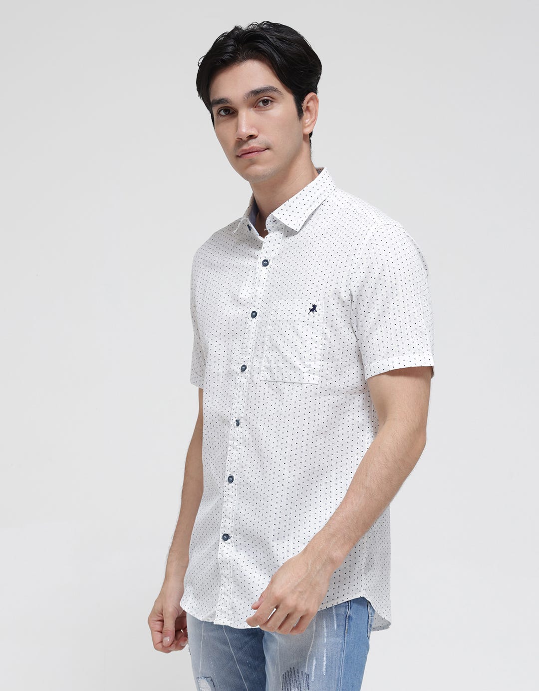 Lois Classic Plain Kemeja Pria