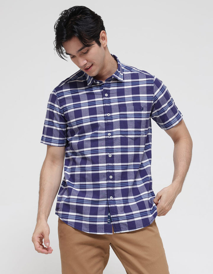 Lois Plaid Classic Kemeja Pria