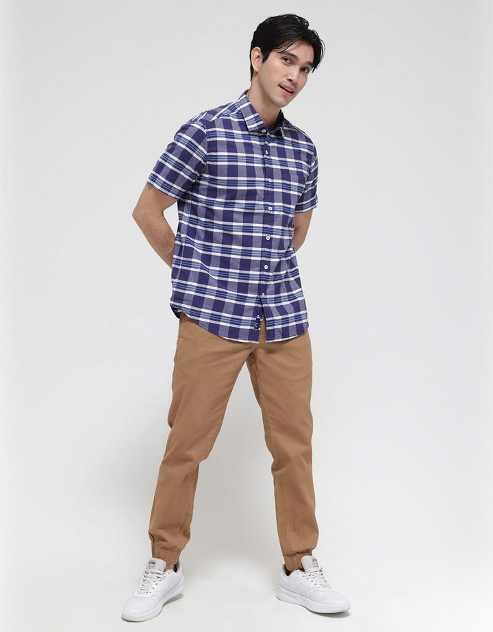 Lois Plaid Classic Kemeja Pria