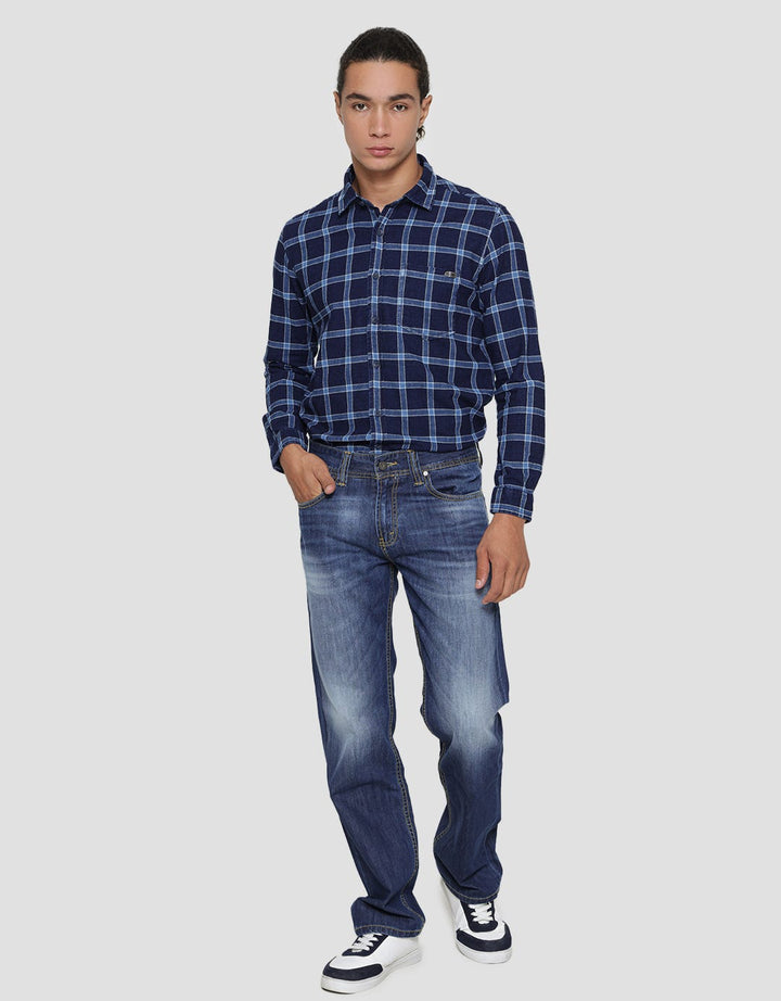 Lois Washed CFS069C Straight Fit Men's Jeans