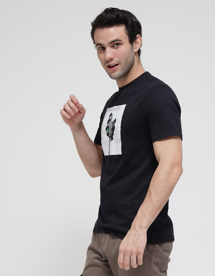 Lois Traffic Light Print Kaos Pria