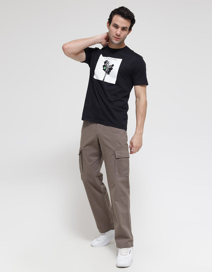 Lois Traffic Light Print Kaos Pria