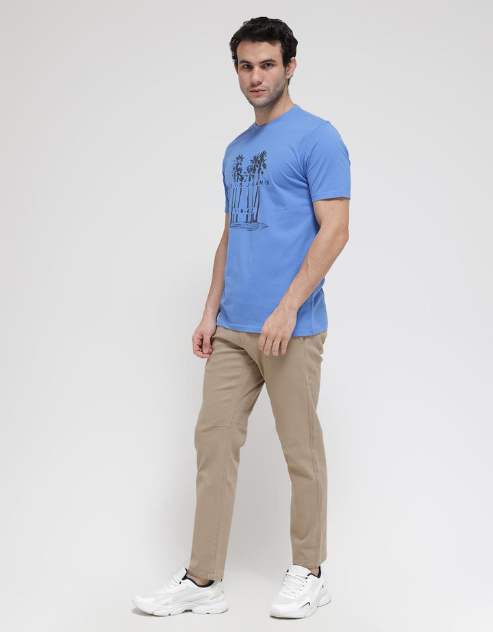Logo Jeans Beach Tree Kaos Pria