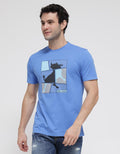 Lois Bulls Print Kaos Casual Pria