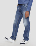 Lois Washed CFS077D Straight Fit Men's Jeans