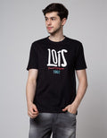 Lois Logo Wording Print Kaos Pria
