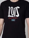 Lois Logo Wording Print Kaos Pria