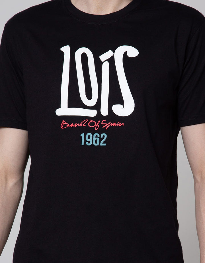 Lois Logo Wording Print Kaos Pria