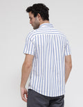 Lois Vertical Stripe Men's Short Shirt